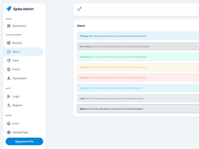 Spike Tailwind Free Admin Dashboard Template