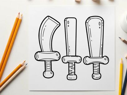 Three pipe clamps holding metal vector illustration