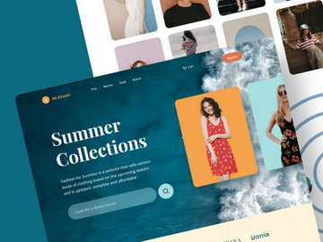 Klambi - Ecommerce Fashion Landing Page preview picture