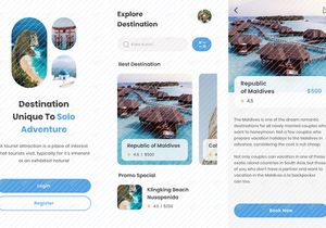 Excursión - Traveling Mobile App UI Kit