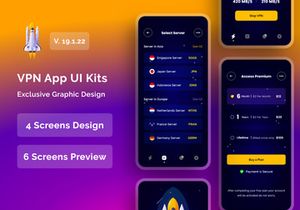 VPN App UI Kits