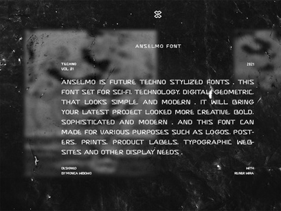 Anselmo – Free Techno Font
