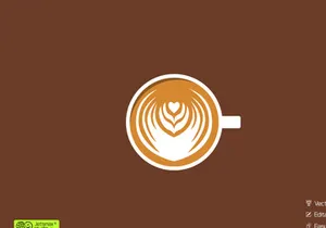 Latte Art Vector Bundle
