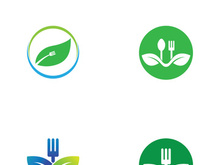 Spoon and fork logo design.