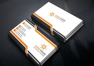 Clean And Minimal Business Card Design Template