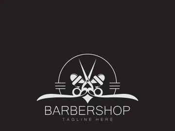 Barber Shop Vintage Element Style logo design preview picture