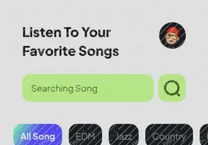 Listen Music Mobile App UI Kit