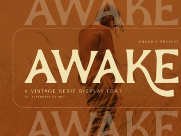 Awake - Serif Font preview picture