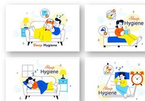 10 Sleep Hygiene Illustration