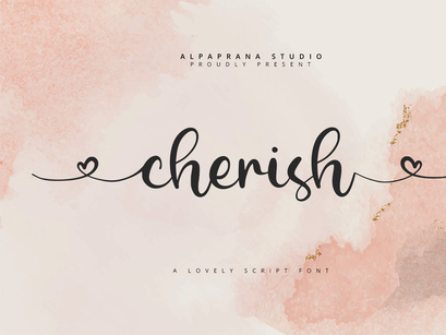 Cherish - Script Font