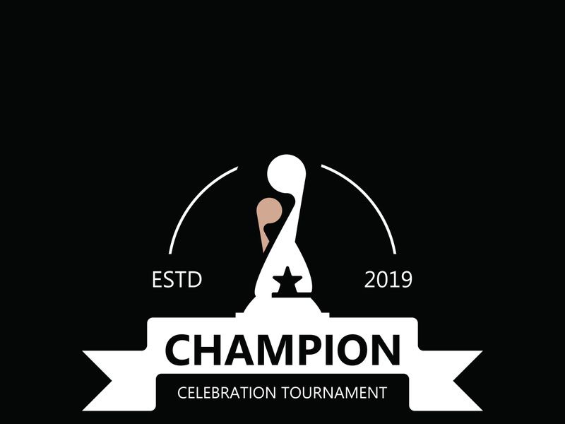 Trophy Logo winner, Sports Tournament Championship Cup Design. minimalist emblem sport, club shop simple icon
