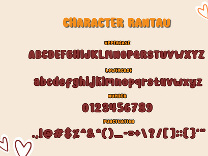 Rantau- Cute Display Font