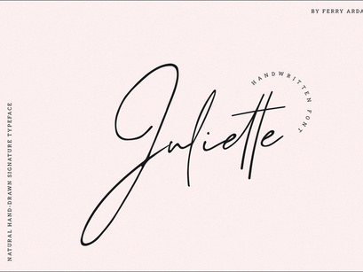 Juliette | Signature Font