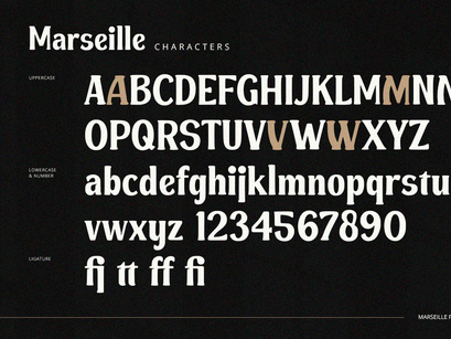 Marseille - Serif Font