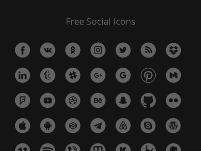 100 Free Social Icons