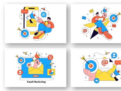 10 Email Marketing Illustration