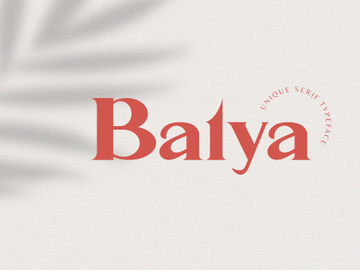 Balya - Serif Font preview picture