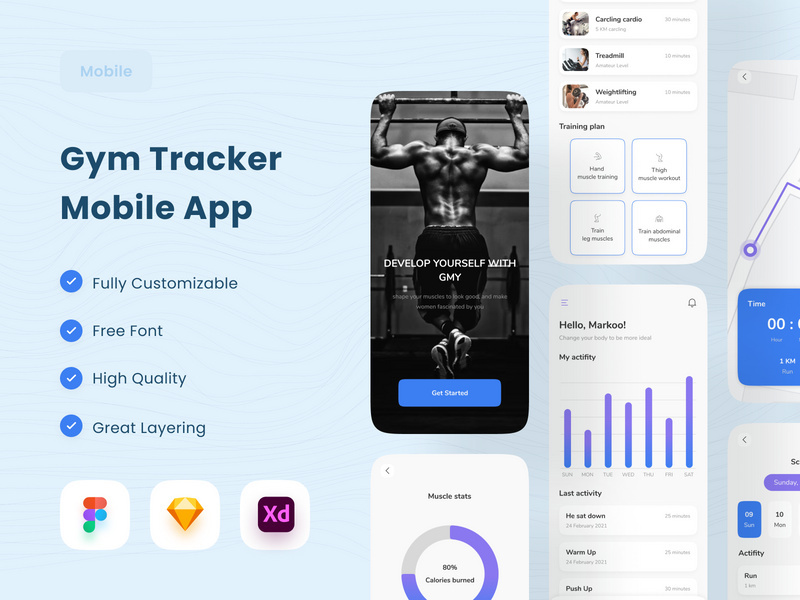 Gym Tracker Mobile App 🏋️‍♀️