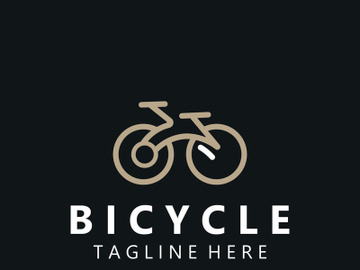 Bicycle icon template design inspiration. Bicycle store Quality symbol vector preview picture