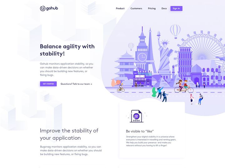 GoHub Landing Page