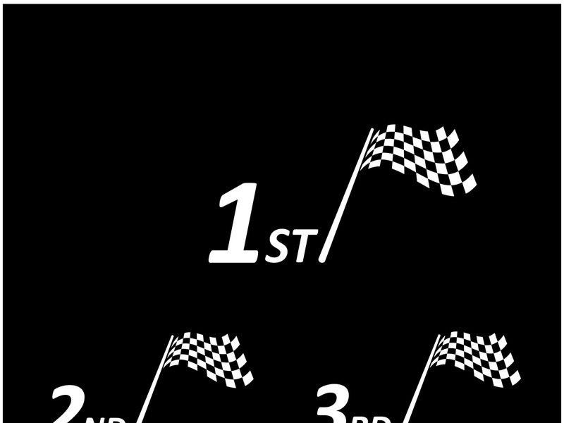 Race flag logo