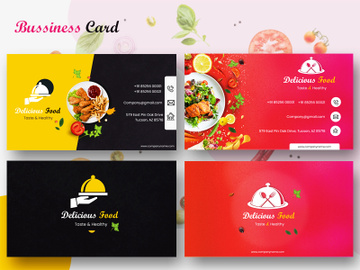 Creative Food Business or Visiting Card Design preview picture