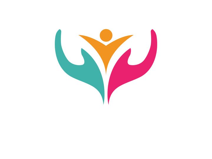 Community peole team group colorful logo
