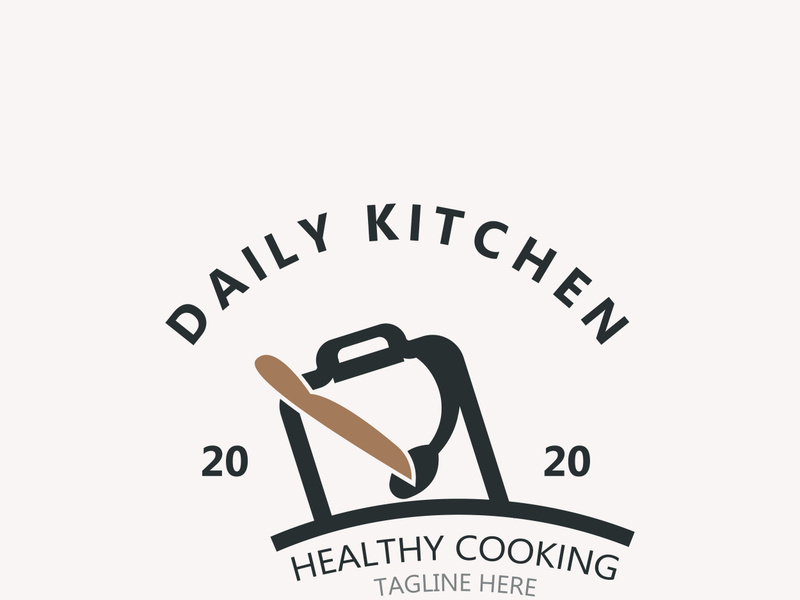 Cooking logo design. Icon or symbol inspration simple line for restaurant business