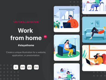 M82_Work from home Illustrations_v2 preview picture