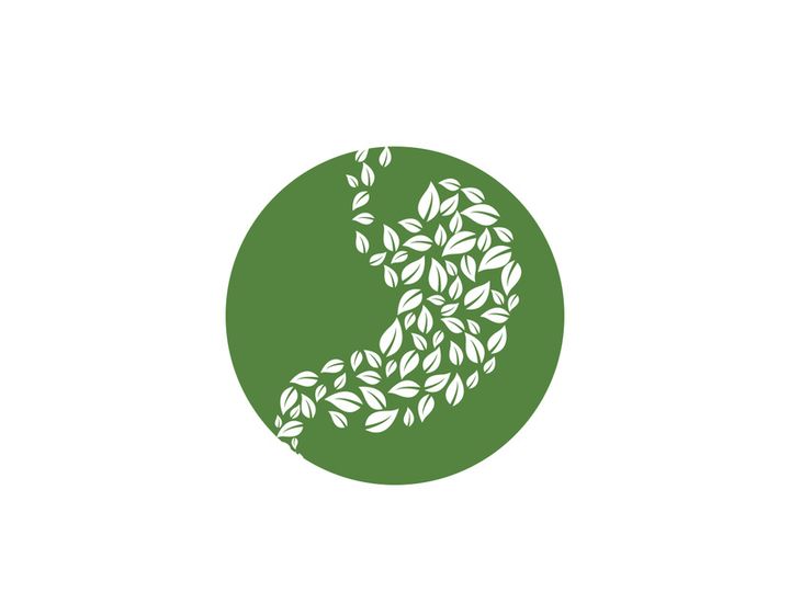 Stomach care icon designs concept illustration