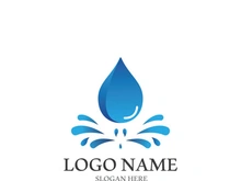 Water drop logo template vector illustration design