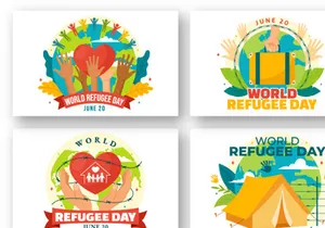 10 World Refugee Day Illustration