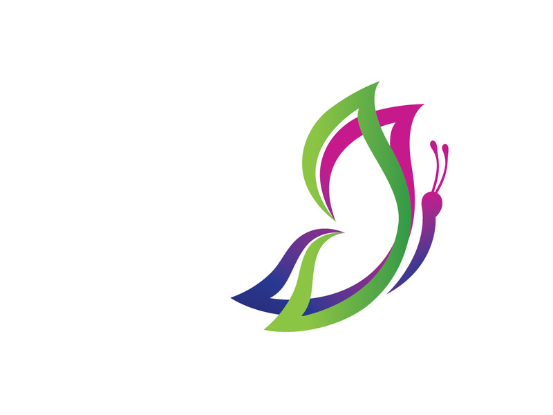 Beauty Butterfly Vector icon design