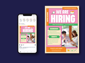 We Are Hiring Flyer preview picture