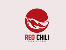 Red Chili Logo, Hot Chili Peppers Vector, Chili Garden House Illustration, Company Product Brand Illustration
