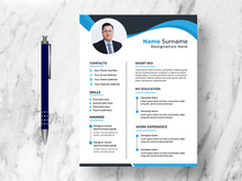 Modern Resume CV Template Ver-17