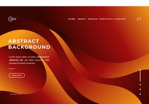 Vibrant Red Abstract Background Wave