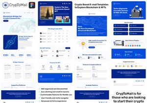 Cryto Newsletter UI Figma Template
