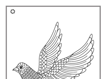 6 Birds  Coloring Book Pages KDP Interior.