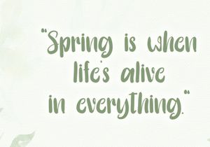 Spring Welcome