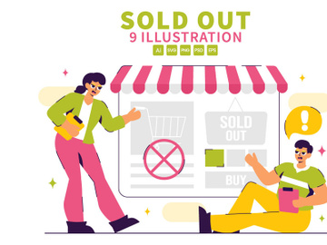 9 Sold Out Announcement Illustration preview picture