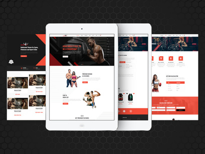 Shape IT - Gym And Fitness Website Template | HTML5