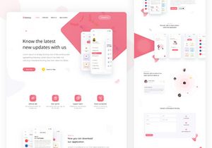 Shams is a pack of 8 landing pages in high quality XD format