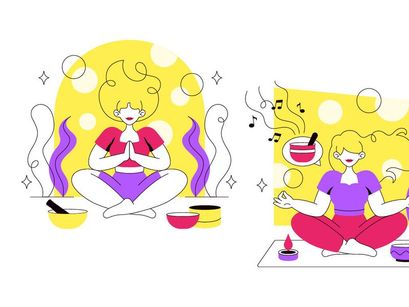 5 Sound Bath Meditation Illustration