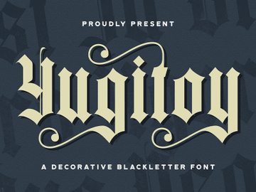 Yugitoy - Victorian Decorative Font preview picture