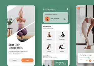 Yoga Kuy - Simple Workout Mobile App UI Kit