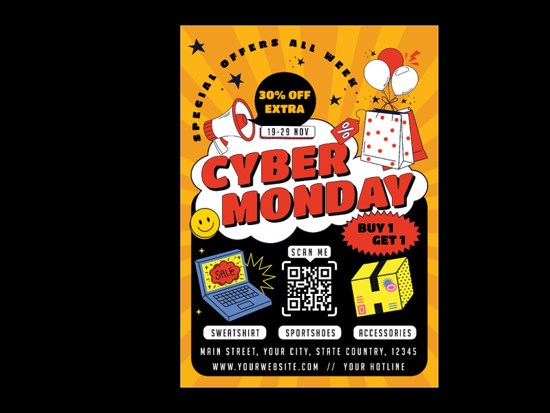 Cyber Monday Flyer