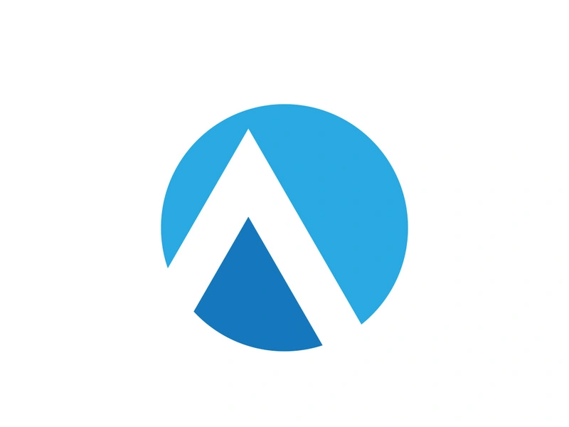 A Letter icon Logo illustration design