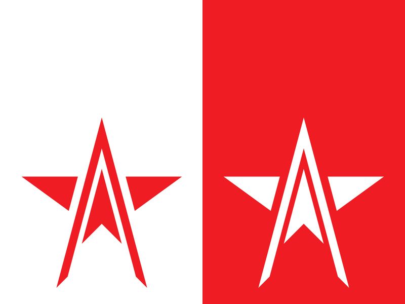 Star icon template vector illustration design