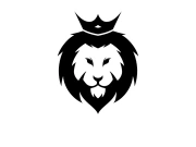 Lion Head  Logo design vector template